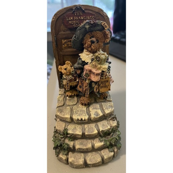 Boyds Bears Fransico Music Box Co. 20th Anniversary, tune: We've Only Just Begun - Picture 1 of 8